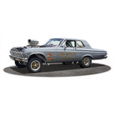 LGC425 - 1964 Plymouth Gasser Cutout Metal Sign
