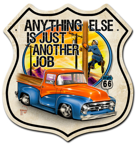 LINEMAN-ROUTE-66-Vintage-Sign-Metal-Sign