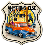 LINEMAN ROUTE 66 Vintage Sign Metal Sign