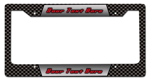 Carbon-Print--License-Frame-Vintage-Sign---Personalized-Metal-Sign