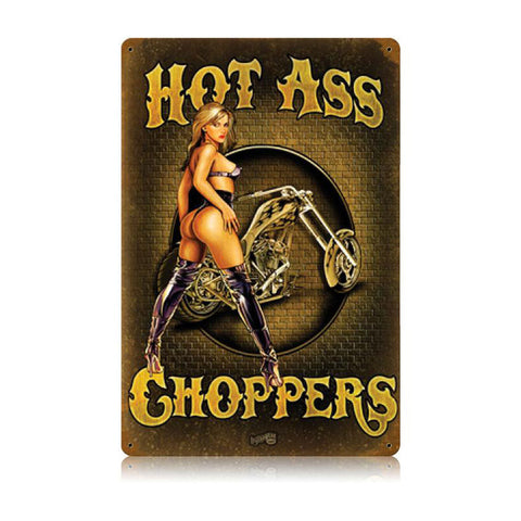 Hot-Ass-Choppers-Vintage-Sign-Metal-Sign