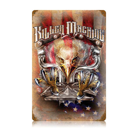 Killer-Machine-Vintage-Sign-Metal-Sign