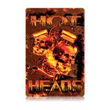 Hot Heads Vintage Sign Metal Sign