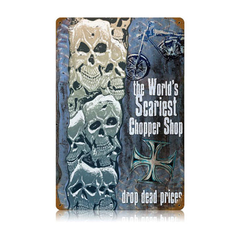 Scariest-Chopper-Vintage-Sign-Metal-Sign