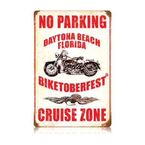 No-Parking-Cruise-Zone-Vintage-Sign-Metal-Sign