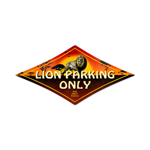 Lion-Parking-Vintage-Sign-Metal-Sign