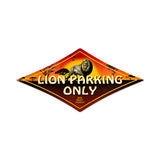Lion Parking Vintage Sign Metal Sign
