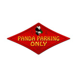 Panda Parking Vintage Sign Metal Sign