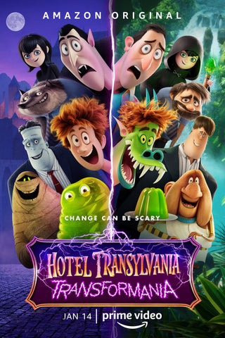 Hotel Transylvania: Transformania Style D Movie Poster 11 x 17 inch
