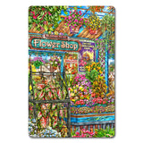 The Flower Shop 12 X 18 vintage metal sign Metal Sign