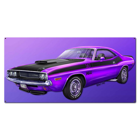 1970 Challenger 36 X 18 vintage metal sign Metal Sign