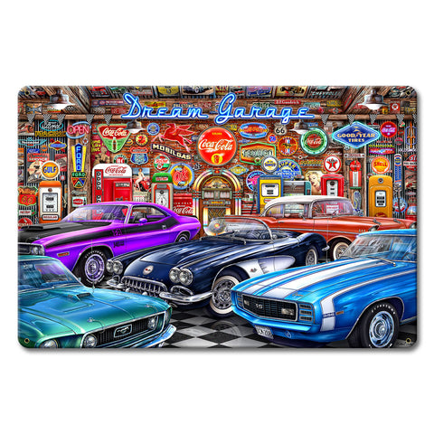Dream Garage 18 X 12 vintage metal sign Metal Sign