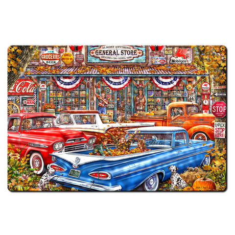 Parker's General Store 36 X 24 vintage metal sign Metal Sign