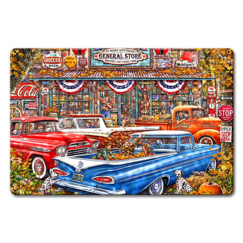 Parker's General Store 18 X 12 vintage metal sign Metal Sign