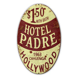 Hotel Padre 11 X 17 vintage metal sign Metal Sign
