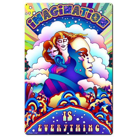 Imagination 24 X 36 vintage metal sign Metal Sign