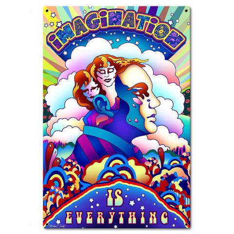 Imagination 16 X 24 vintage metal sign Metal Sign