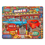 Retro Diner Crusin' 15 X 12 vintage metal sign Metal Sign