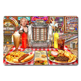 Dinner With Marilyn 18 X 12 vintage metal sign Metal Sign