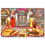 Dinner With Marilyn 36 X 24 vintage metal sign Metal Sign
