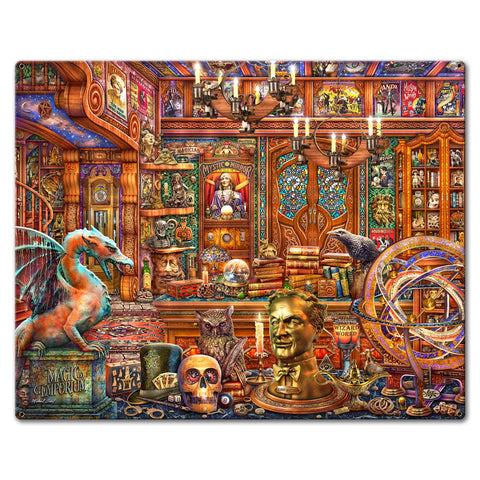 Mr. Curios Magic Emporium 30 X 24 vintage metal sign Metal Sign