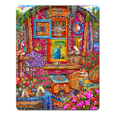 MFL088   GYPSY SOUL Metal Sign