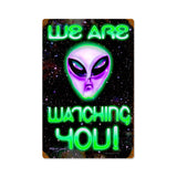 We Are Watching You Vintage Sign Metal Sign