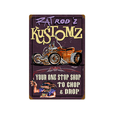 Rat-Rodz-Kustomz-Vintage-Sign-Metal-Sign