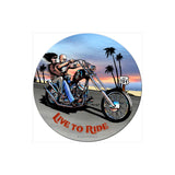 Live To Ride Vintage Sign Metal Sign