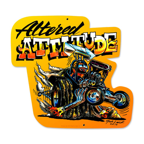 Altered Attitude Vintage Sign Metal Sign