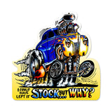 Left It Stock Vintage Sign Metal Sign