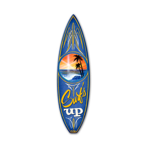 Surfs Up Vintage Sign Metal Sign