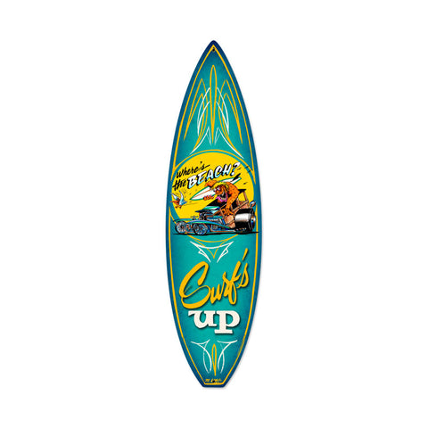 Wheres The Beach Vintage Sign Metal Sign