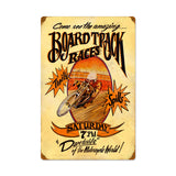 Board Track Vintage Sign Metal Sign
