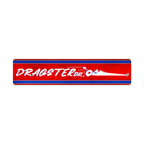 Dragster Dr Vintage Sign Metal Sign
