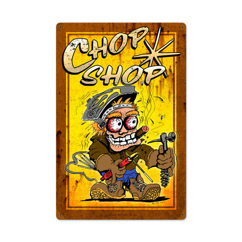 Chop-Shop-Vintage-Sign-Metal-Sign