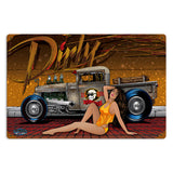 Dirty Vintage Sign Metal Sign