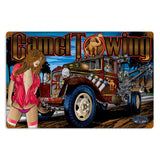 Camel Towing Vintage Sign Metal Sign