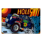 Gasser Hole Shot Vintage Sign Metal Sign