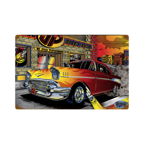 Speed Shop Vintage Sign Metal Sign