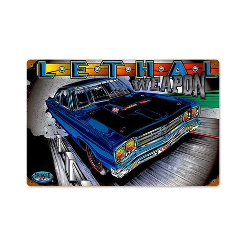 Lethal-Weapon-Vintage-Sign-Metal-Sign