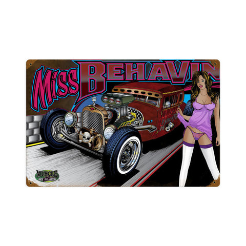 Rat-Rod-Miss-Behavin-Vintage-Sign-Metal-Sign