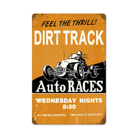 Dirt-Track-Vintage-Sign-Metal-Sign