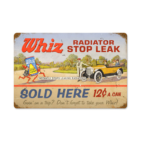 Whiz Vintage Sign Metal Sign