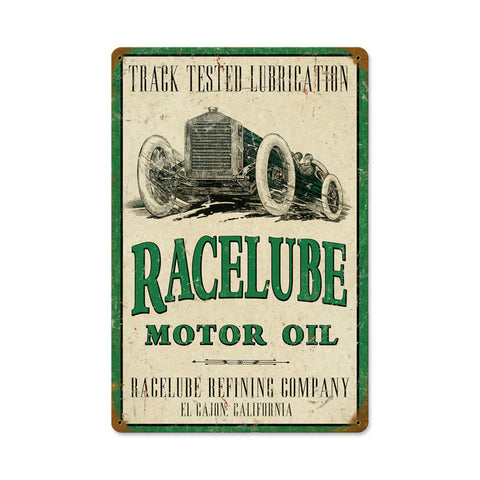 Race Lube Vintage Sign Metal Sign