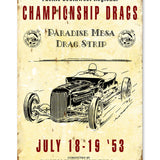 Paradise Drag Vintage Sign Metal Sign