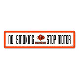 Hancock No Smoking Vintage Sign Metal Sign