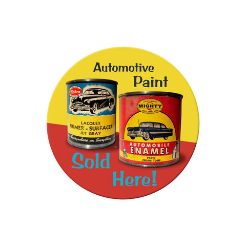Auto Paint Vintage Sign Metal Sign