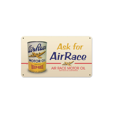 Air Race Oil Vintage Sign Metal Sign