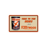 Fleetwood Oil Vintage Sign Metal Sign